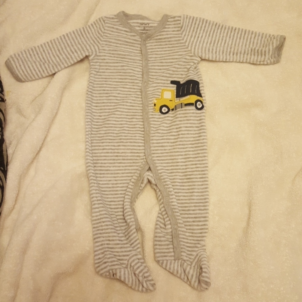 Carter's sleeper with footies size 6 months